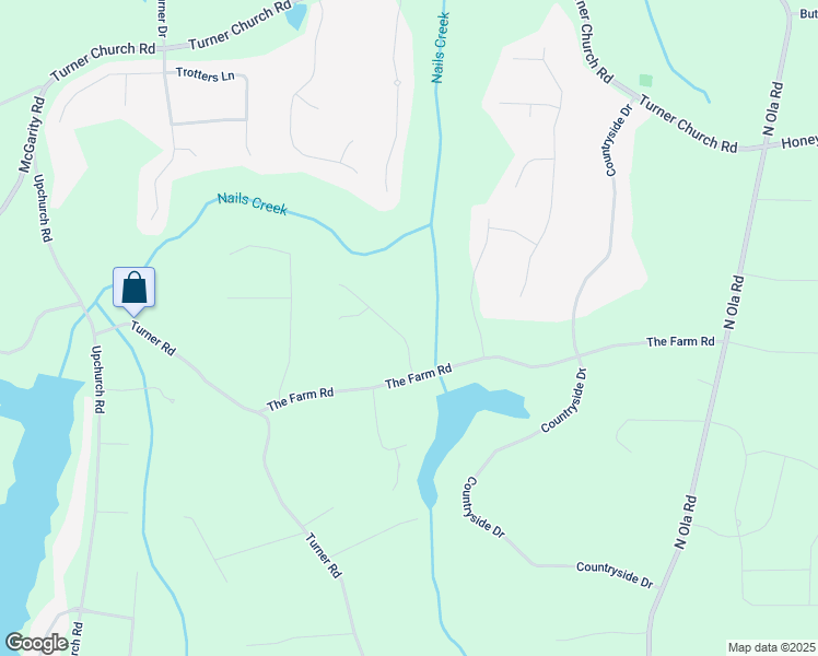map of restaurants, bars, coffee shops, grocery stores, and more near 130 Nails Creek Trail in McDonough