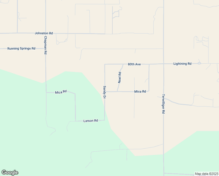 map of restaurants, bars, coffee shops, grocery stores, and more near 58540 Mica Road in Anza