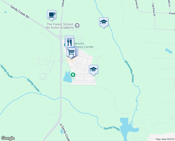 map of restaurants, bars, coffee shops, grocery stores, and more near 220 3rd Street in Fayetteville