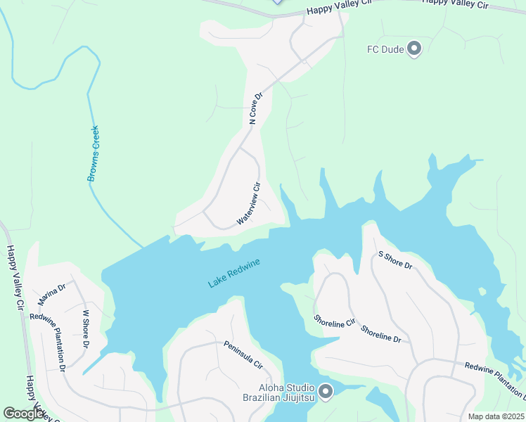 map of restaurants, bars, coffee shops, grocery stores, and more near 35 Waterview Court in Raymond