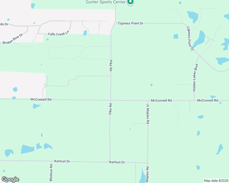 map of restaurants, bars, coffee shops, grocery stores, and more near 534 Pike Road in Gunter