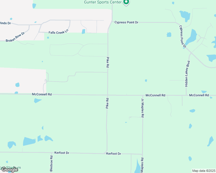 map of restaurants, bars, coffee shops, grocery stores, and more near 699 Pike Road in Gunter