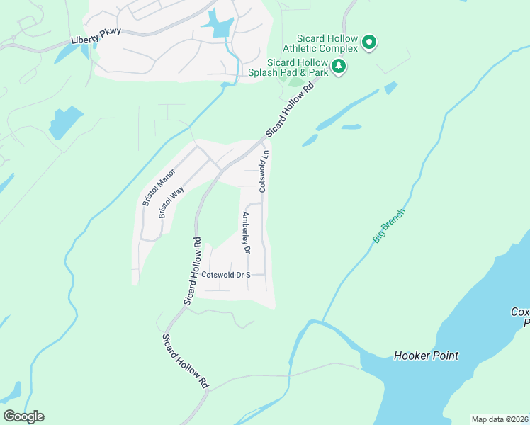 map of restaurants, bars, coffee shops, grocery stores, and more near 4675 Cotswold Lane in Birmingham