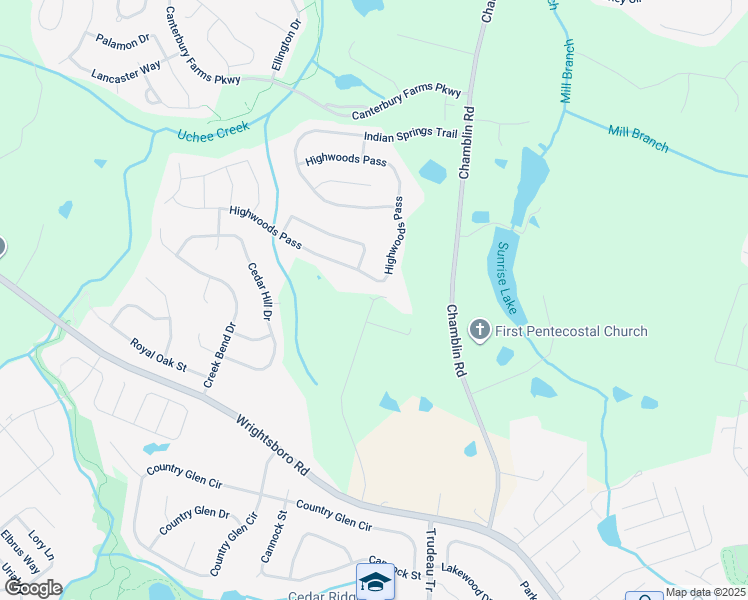 map of restaurants, bars, coffee shops, grocery stores, and more near 600 Meadow Hill Drive in Grovetown