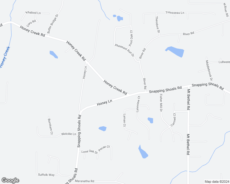map of restaurants, bars, coffee shops, grocery stores, and more near 870 Honey Creek Road in McDonough