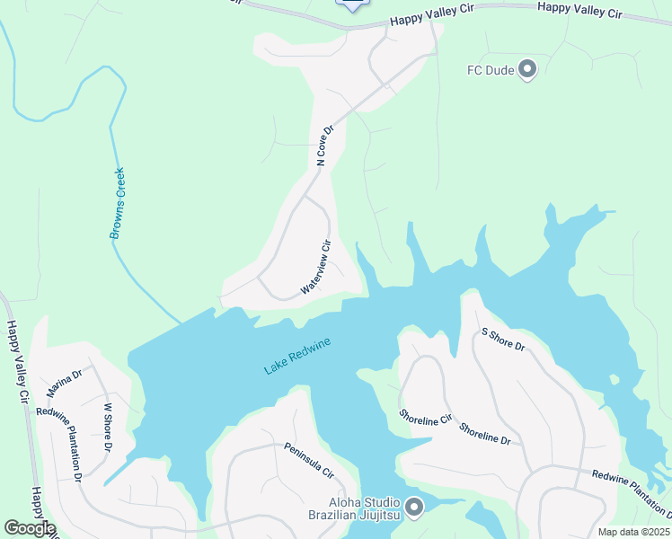 map of restaurants, bars, coffee shops, grocery stores, and more near 35 Waterview Court in Raymond