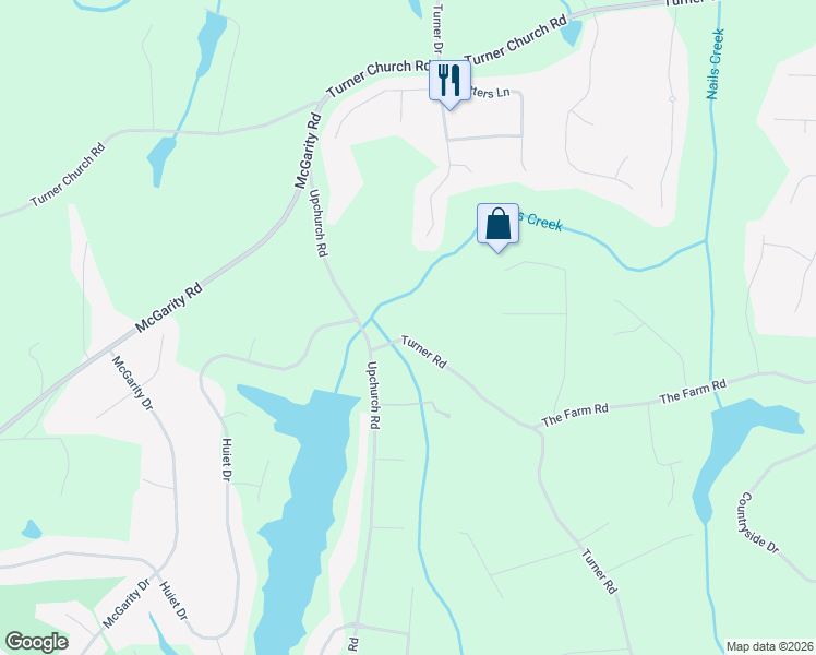 map of restaurants, bars, coffee shops, grocery stores, and more near 35 Turner Road in McDonough