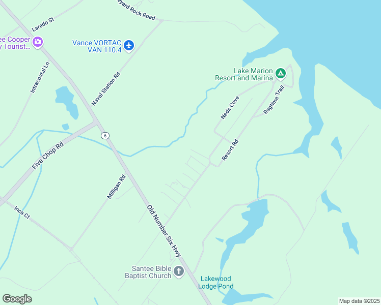 map of restaurants, bars, coffee shops, grocery stores, and more near 599 Resort Street in Santee