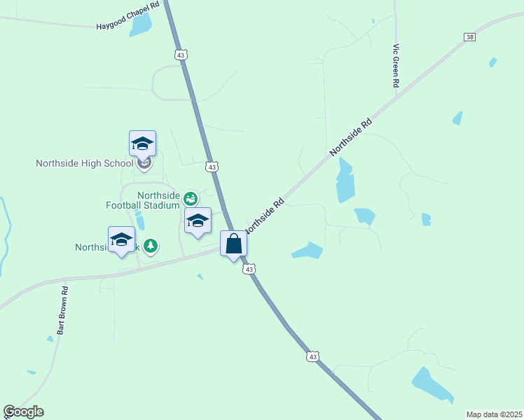 map of restaurants, bars, coffee shops, grocery stores, and more near in Samantha