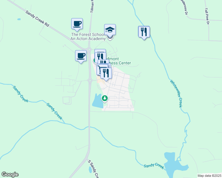 map of restaurants, bars, coffee shops, grocery stores, and more near 110 3rd Street in Fayetteville