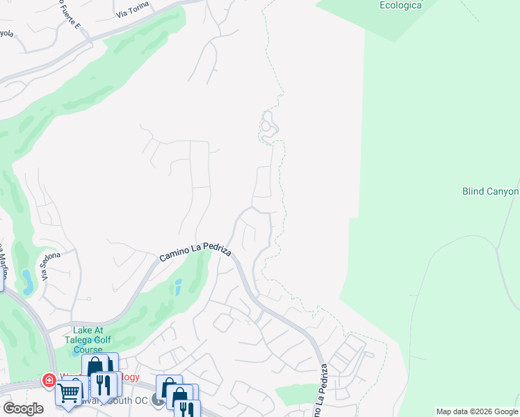 map of restaurants, bars, coffee shops, grocery stores, and more near 15 Via Cancion in San Clemente