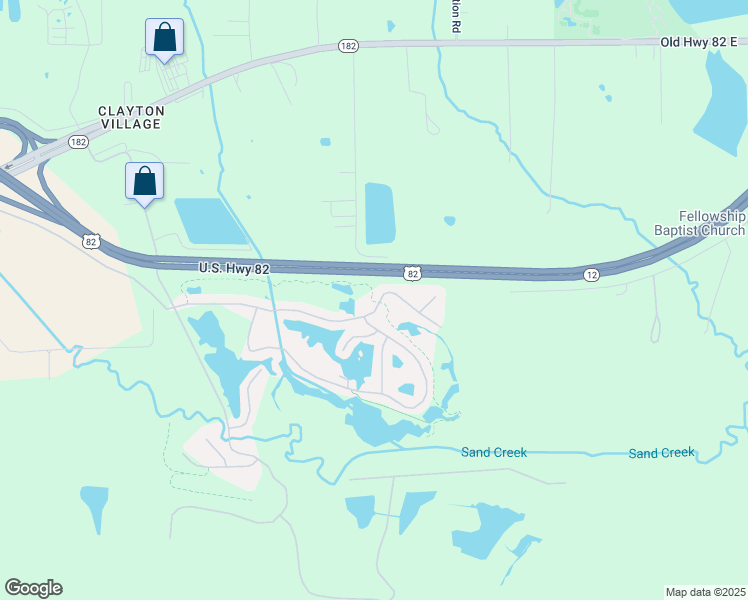 map of restaurants, bars, coffee shops, grocery stores, and more near 1332 Saint Andrews Lane in Starkville