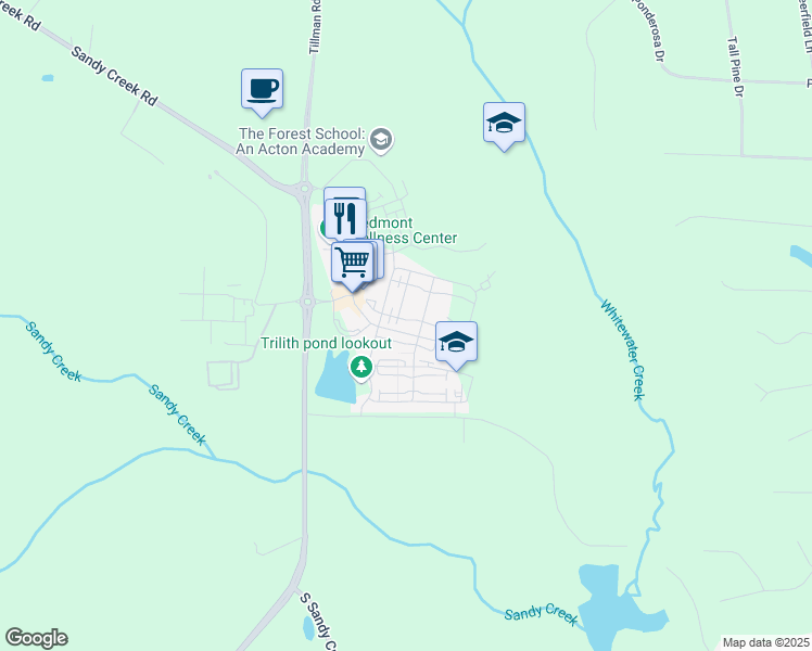 map of restaurants, bars, coffee shops, grocery stores, and more near 155 3rd Street in Fayetteville