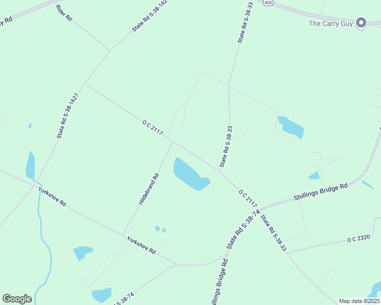 map of restaurants, bars, coffee shops, grocery stores, and more near Bates Road in Orangeburg
