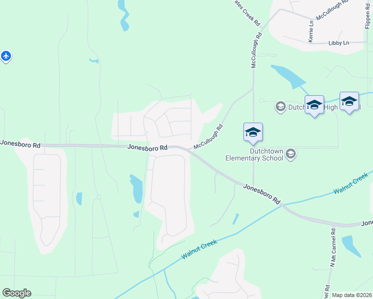 map of restaurants, bars, coffee shops, grocery stores, and more near 3200 Jonesboro Road in Hampton