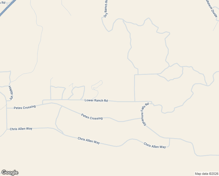 map of restaurants, bars, coffee shops, grocery stores, and more near 47330 Bergman Lane in Aguanga