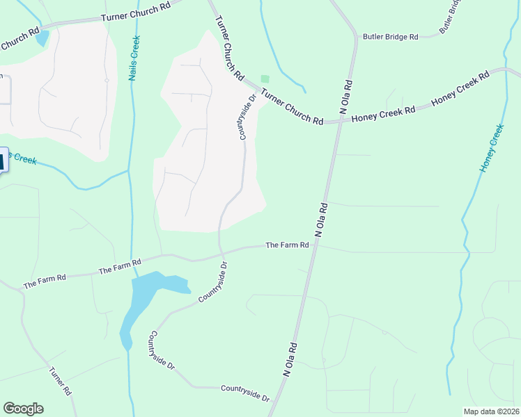 map of restaurants, bars, coffee shops, grocery stores, and more near 196 Country Side Drive in McDonough
