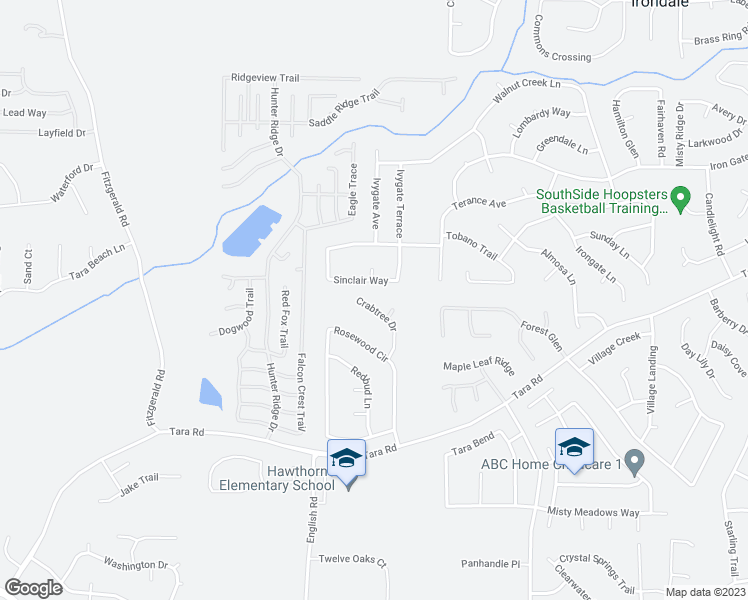 map of restaurants, bars, coffee shops, grocery stores, and more near 10514 Crabtree Drive in Jonesboro