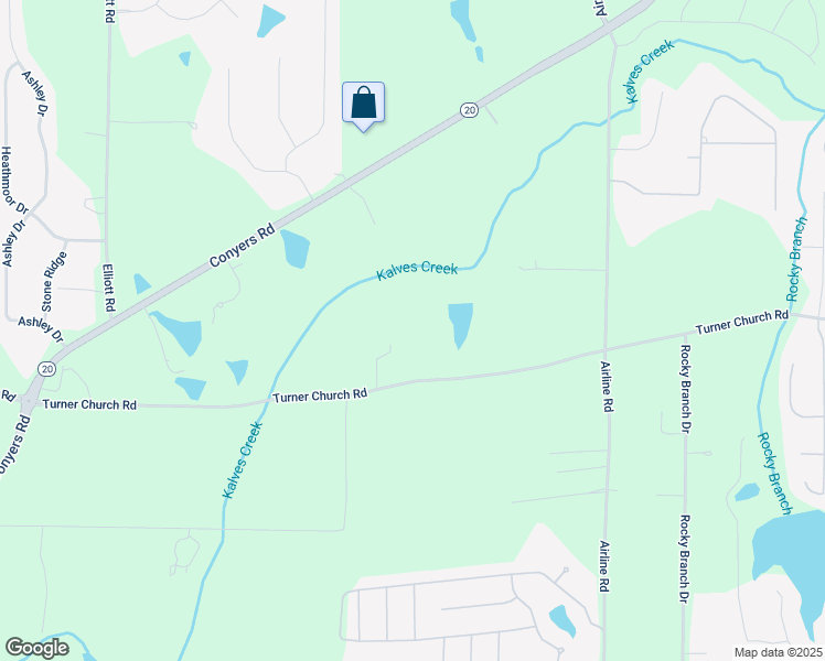 map of restaurants, bars, coffee shops, grocery stores, and more near 1177 Turner Church Road in McDonough