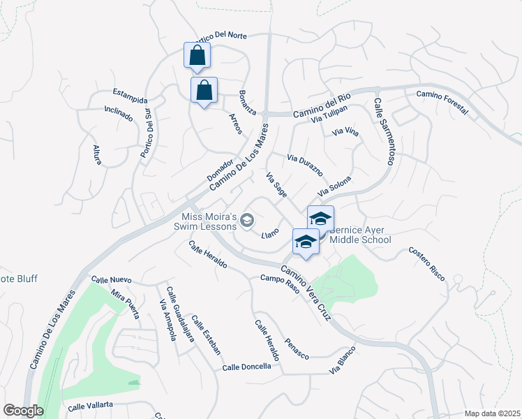 map of restaurants, bars, coffee shops, grocery stores, and more near 1212 Cerca in San Clemente
