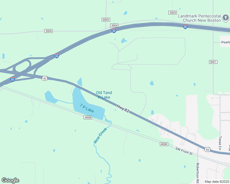 map of restaurants, bars, coffee shops, grocery stores, and more near 1458 U.S. 82 in New Boston