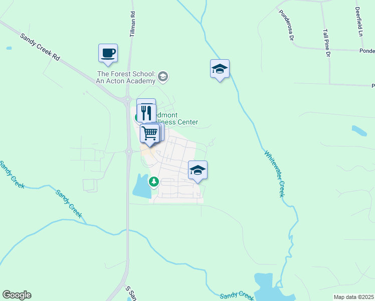 map of restaurants, bars, coffee shops, grocery stores, and more near 230 Central Avenue in Fayetteville
