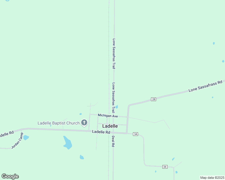 map of restaurants, bars, coffee shops, grocery stores, and more near 741 Lone Sassafras Trail in Monticello