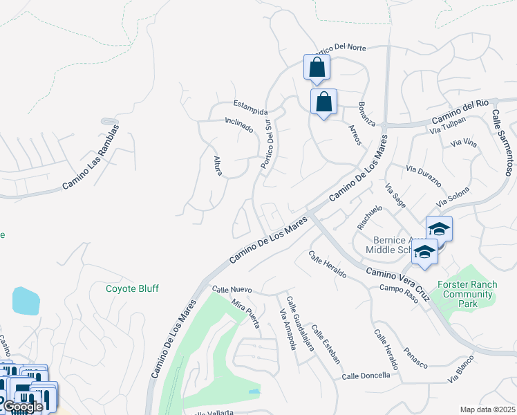 map of restaurants, bars, coffee shops, grocery stores, and more near 33 Calle Mandarina in San Clemente