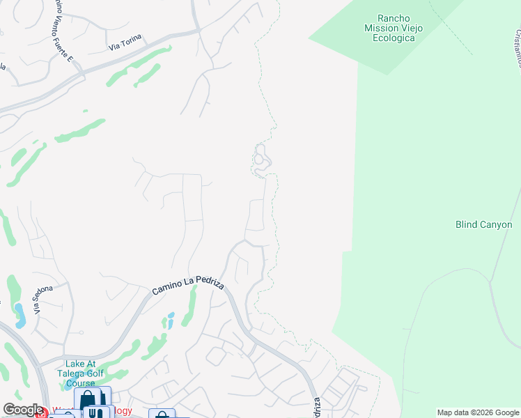 map of restaurants, bars, coffee shops, grocery stores, and more near 23 Via Belleza in San Clemente