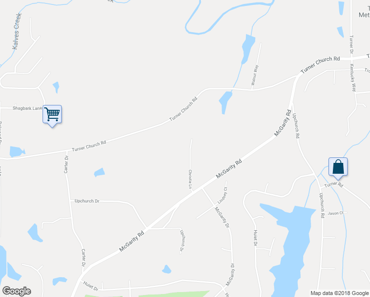 map of restaurants, bars, coffee shops, grocery stores, and more near 145 Christie Lane in McDonough