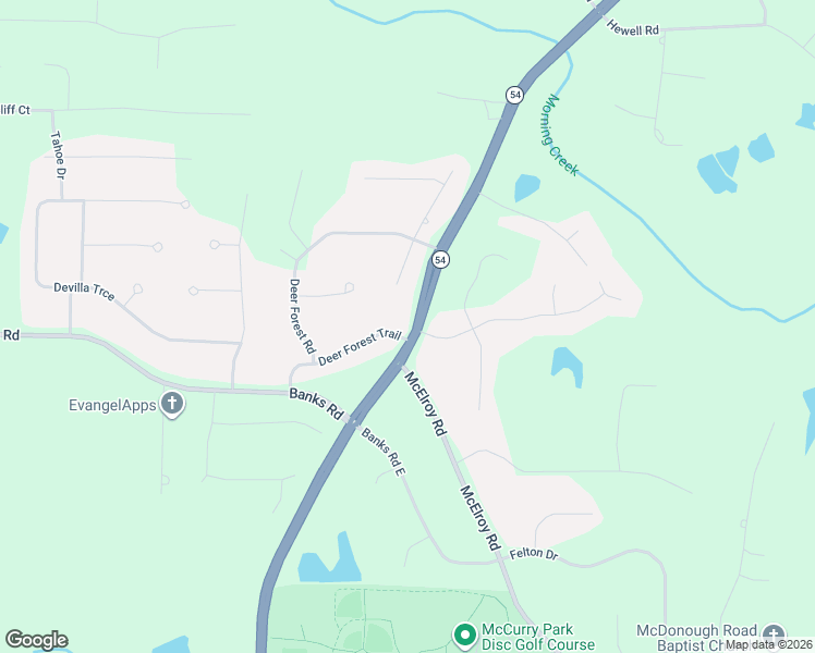 map of restaurants, bars, coffee shops, grocery stores, and more near 210 Deer Forest Trail in Fayetteville