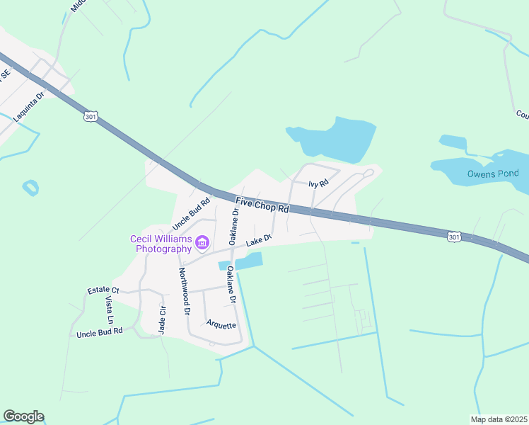 map of restaurants, bars, coffee shops, grocery stores, and more near 1974 Five Chop Road in Orangeburg