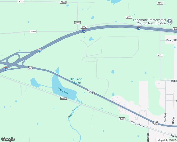 map of restaurants, bars, coffee shops, grocery stores, and more near 1458 U.S. 82 in New Boston