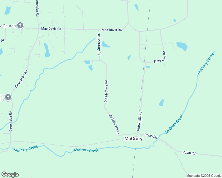 map of restaurants, bars, coffee shops, grocery stores, and more near 535 Old McCrary Road in Columbus