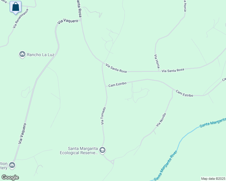 map of restaurants, bars, coffee shops, grocery stores, and more near Vía Tornado in Temecula