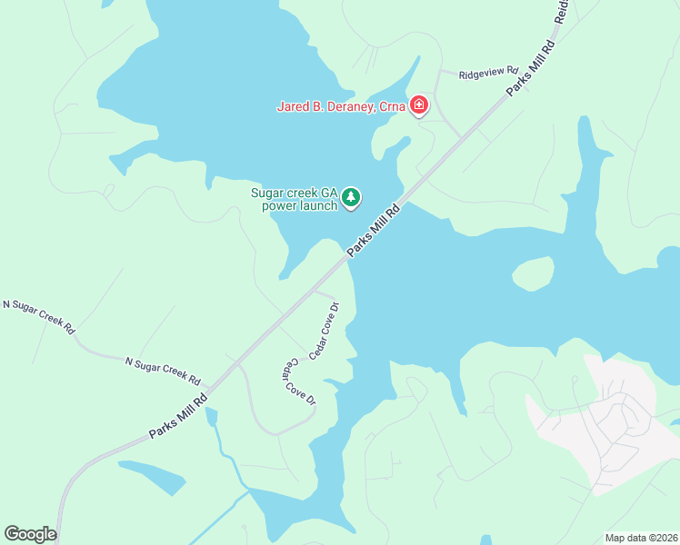 map of restaurants, bars, coffee shops, grocery stores, and more near 310 Parks Mill Road in Buckhead