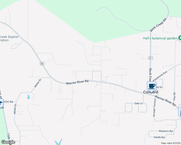 map of restaurants, bars, coffee shops, grocery stores, and more near in Bessemer