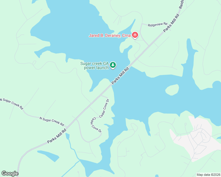 map of restaurants, bars, coffee shops, grocery stores, and more near 310 Parks Mill Road in Buckhead