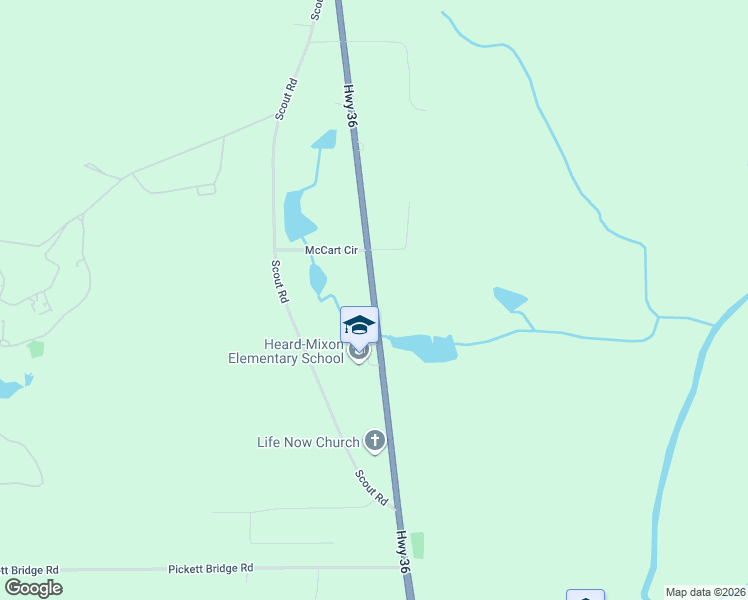 map of restaurants, bars, coffee shops, grocery stores, and more near 14025 Georgia 36 in Covington