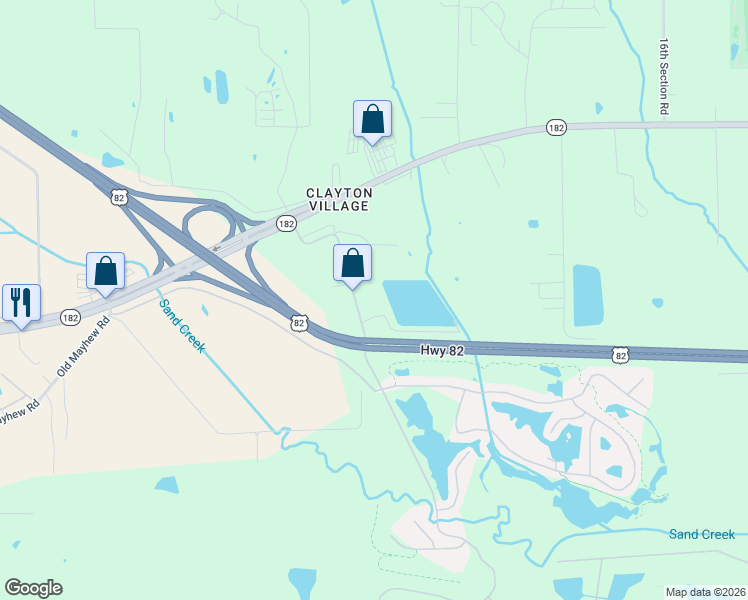 map of restaurants, bars, coffee shops, grocery stores, and more near 1214 Ruth Road in Starkville
