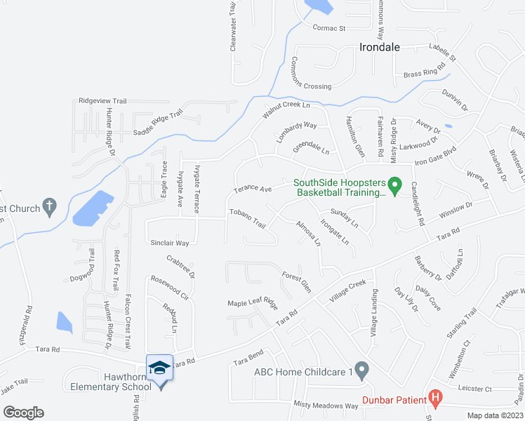 map of restaurants, bars, coffee shops, grocery stores, and more near 10411 Almosa Lane in Jonesboro