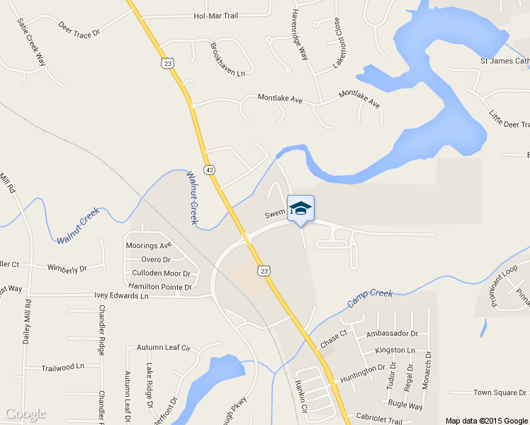 map of restaurants, bars, coffee shops, grocery stores, and more near 248 Swem Ct in McDonough