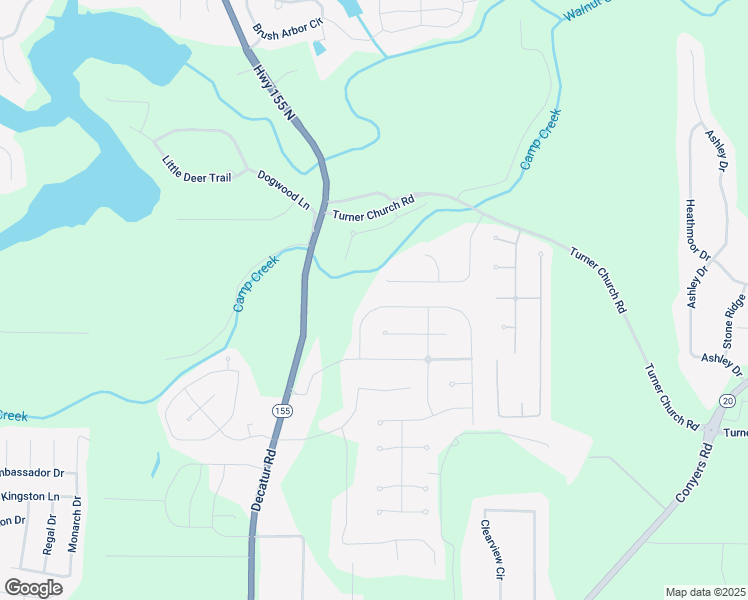 map of restaurants, bars, coffee shops, grocery stores, and more near 221 Bella Vista Terrace in McDonough