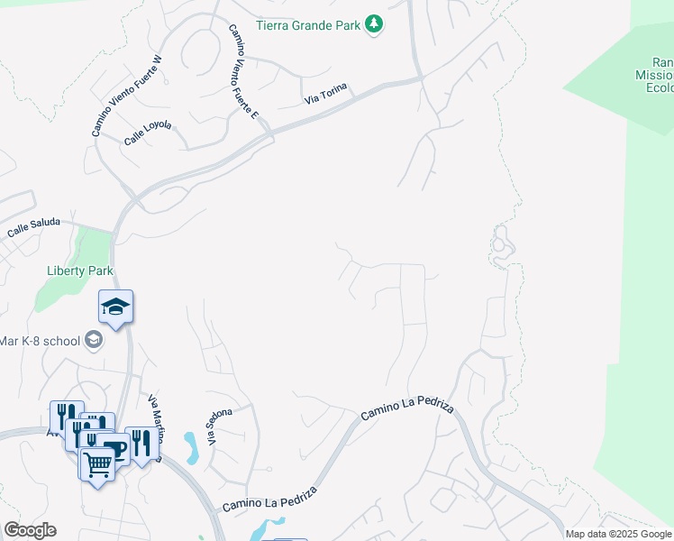 map of restaurants, bars, coffee shops, grocery stores, and more near 66 Calle Vista Del Sol in San Clemente
