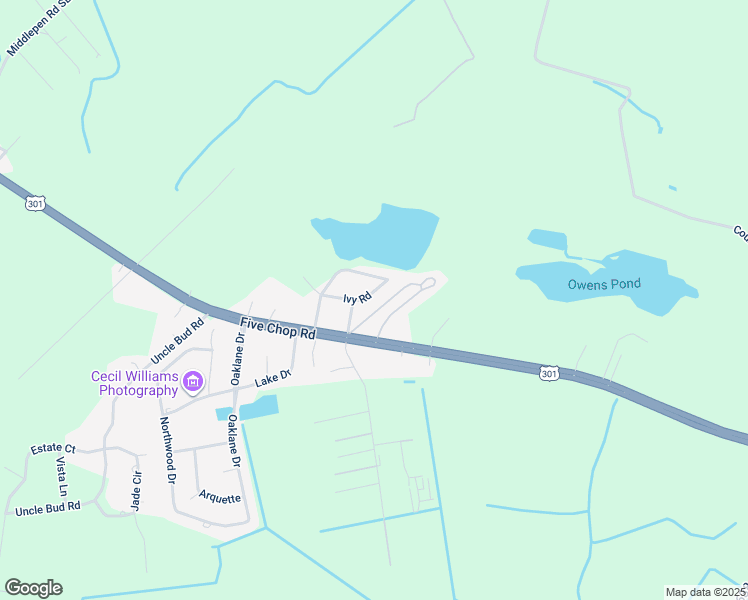 map of restaurants, bars, coffee shops, grocery stores, and more near 2140 Ivy Road in Orangeburg