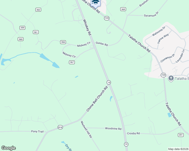 map of restaurants, bars, coffee shops, grocery stores, and more near 14 Chime Bell Church Road in Aiken