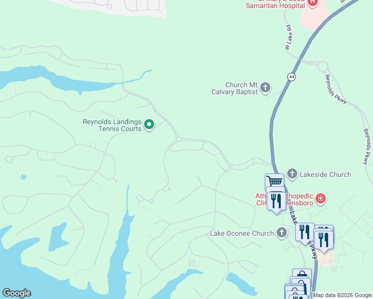 map of restaurants, bars, coffee shops, grocery stores, and more near 1081 Starboard Drive in Greensboro