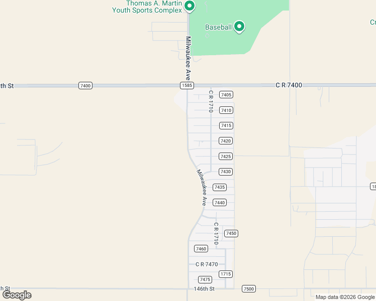 map of restaurants, bars, coffee shops, grocery stores, and more near 13499 C R 1700 in Lubbock