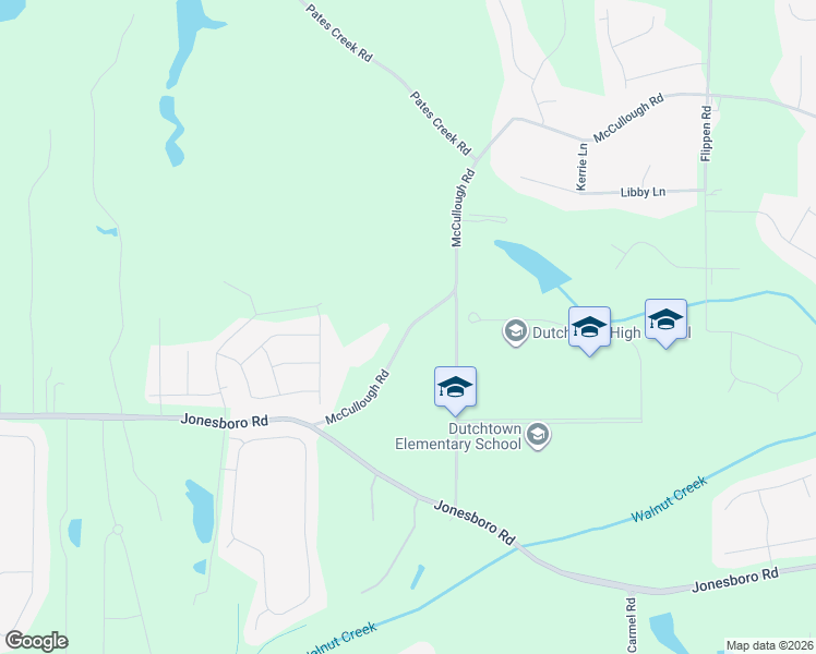 map of restaurants, bars, coffee shops, grocery stores, and more near 1853 McCullough Road in Hampton
