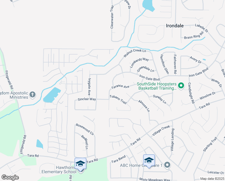 map of restaurants, bars, coffee shops, grocery stores, and more near 937 Terance Avenue in Jonesboro